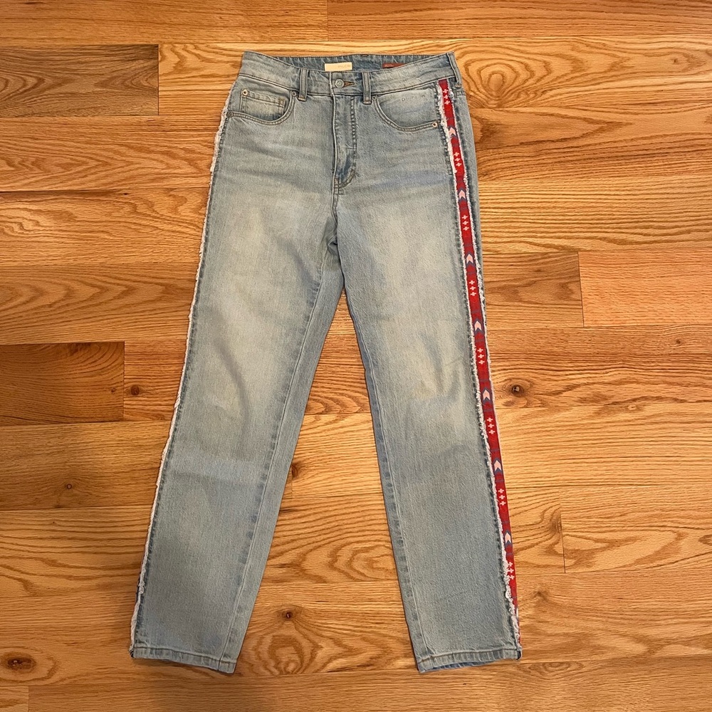 Pilcro jeans with fun side detailing